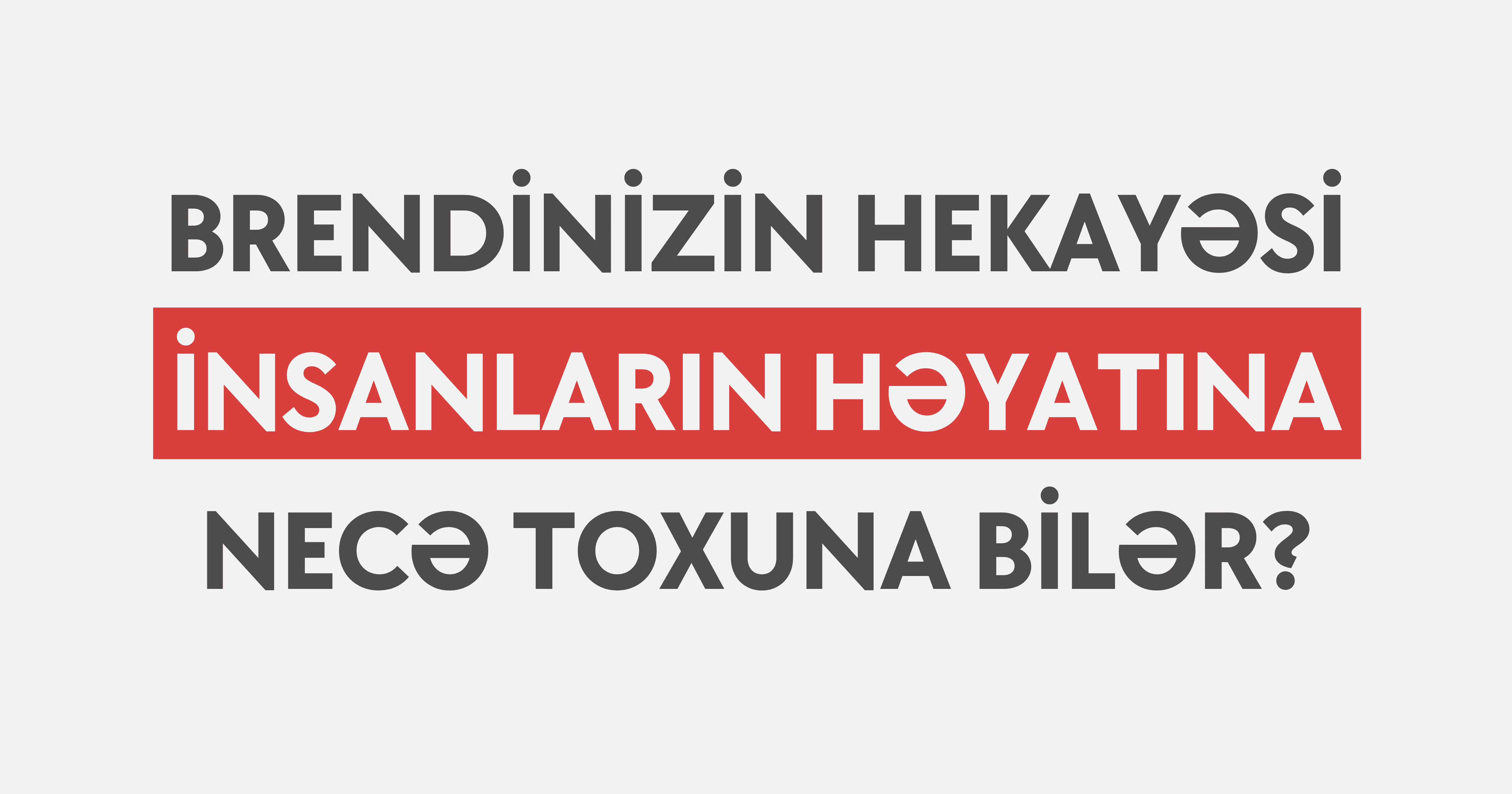 Brendinizin hekayəsi insanların həyatına necə toxuna bilər?